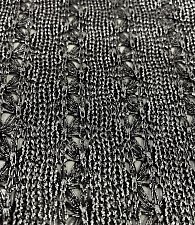 Ажур-трикотаж с напылен. черн\серебро